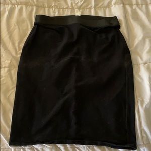 Black pencil skirt